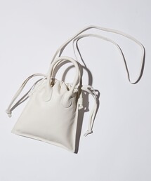 Firsthand/ファーストハンド レザー巾着ポシェット / 防水レザー