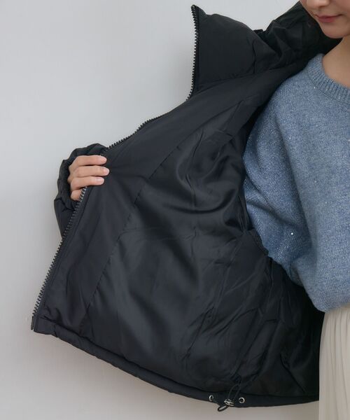 RETRO GIRL（レトロガール）の「中綿BZ（その他アウター・レディース・ナチュラル/ブラック・FREE）」の4枚目の写真