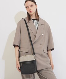 tk.TAKEO KIKUCHI | バイカラースクエアボックスショルダーバッグ(ショルダーバッグ)