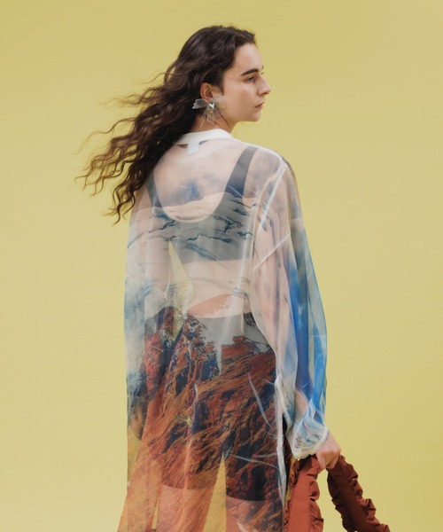 NON TOKYO ダイレクトプリントワンピース NON TOKYO｜ダイレクトプリントリブワンピース