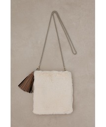 AZUL by moussy（アズールバイマウジー）の「タッセルエコファーポシェット（ショルダーバッグ）」