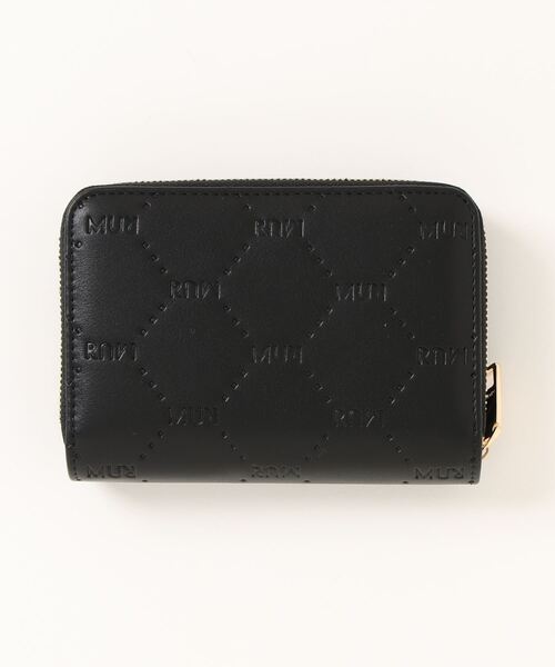 MURUA（ムルーア）の「MURUA(ムルーア)ラウンドファスナー二つ折り財布 MR-W1213 MURエンボス（財布・レディース・ミント/ブラック/ベージュ・FREE）」の22枚目の写真