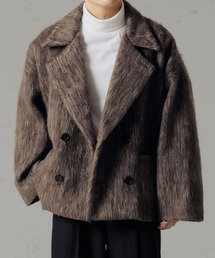 epnok | シャギーダブルジャケットコート(テーラードジャケット)