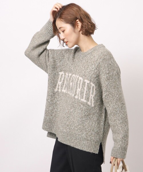 grove(グローブ)の「◆大人カジュアルな着こなしにおススメのロゴニット(ニット/セーター・レディース・オリーブ/ライトブルー/ライトグレー・02/03/01/05/04)」の18枚目の写真