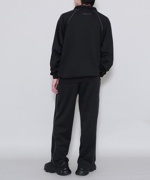 Figments(フィグメンツ)の「パイピングジャージジャケット(ジャージ・レディース・グレー/ブラック・LARGE/MEDIUM)」の8枚目の写真