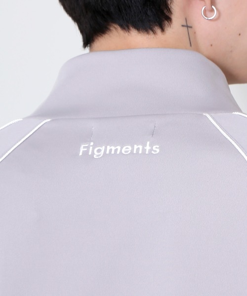 Figments(フィグメンツ)の「パイピングジャージジャケット(ジャージ・レディース・グレー/ブラック・LARGE/MEDIUM)」の10枚目の写真