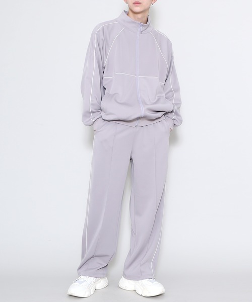 Figments(フィグメンツ)の「パイピングジャージジャケット(ジャージ・レディース・グレー/ブラック・LARGE/MEDIUM)」の13枚目の写真