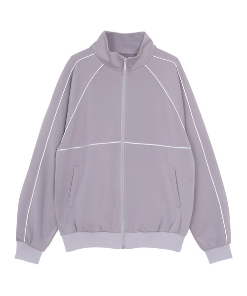 Figments(フィグメンツ)の「パイピングジャージジャケット(ジャージ・レディース・グレー/ブラック・LARGE/MEDIUM)」の14枚目の写真