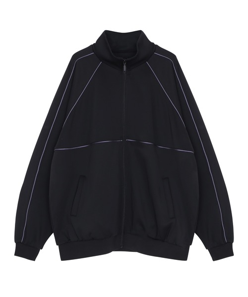 Figments(フィグメンツ)の「パイピングジャージジャケット(ジャージ・レディース・グレー/ブラック・LARGE/MEDIUM)」の16枚目の写真