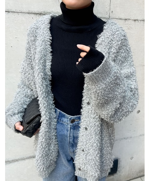 Re:EDIT（リエディ）の「[2023-24 WINTER COLLECTION]ラメループ