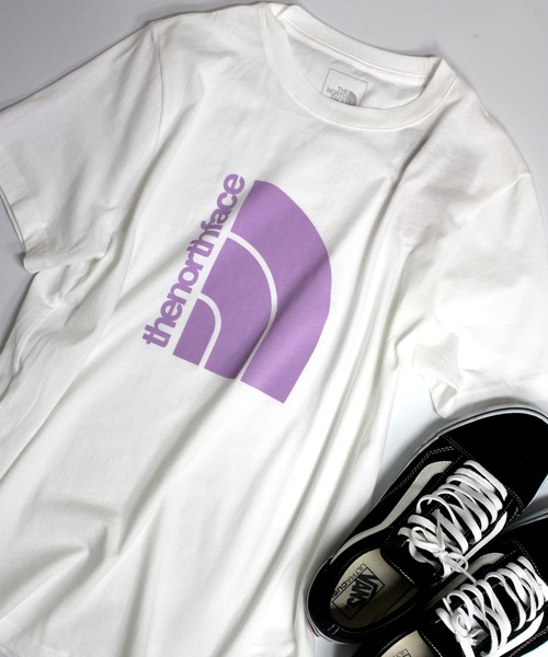 【セール】【THE NORTH FACE】ノースフェイス W S/S JUMBO HALF DOME TEE ロゴTシャツ NF0A81VB（Tシャツ/カットソー）｜THE NORTH FACE（ザノースフェイス）