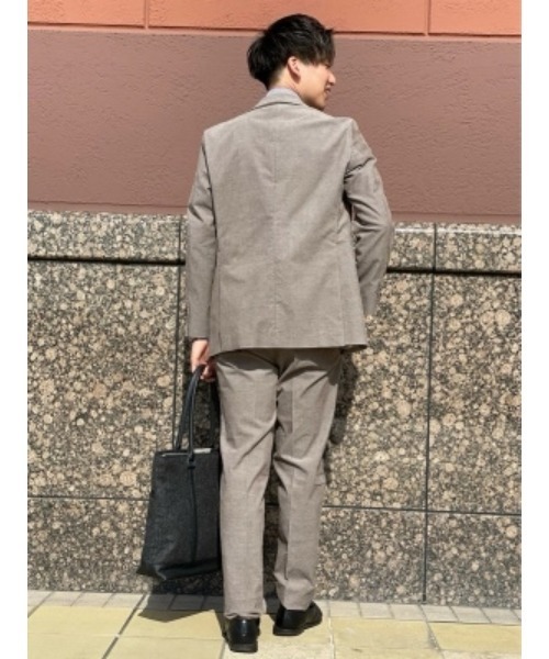 TRANS CONTINENTS（トランスコンチネンツ）の「TRANS CONTINENTS　ヴィンテージコーデュロイセットアップ　テーパードパンツ　ベージュ（スラックス・メンズ・ベージュ・LL/L/3L/S/M/SS）」の3枚目の写真