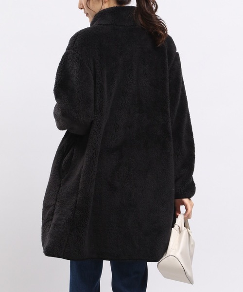 GLOBAL WORK Smile Seed Store(グローバルワーク スマイルシードストア)の「ファーボアコート/968944(その他アウター・レディース・ブラック/チャコール/ベージュ・X-LARGE/LARGE/MEDIUM/SMALL)」の16枚目の写真