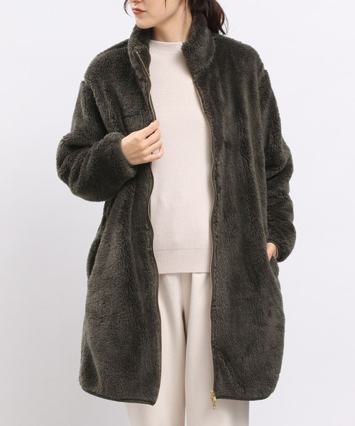 GLOBAL WORK Smile Seed Store(グローバルワーク スマイルシードストア)の「ファーボアコート/968944(その他アウター・レディース・ブラック/チャコール/ベージュ・X-LARGE/LARGE/MEDIUM/SMALL)」の22枚目の写真