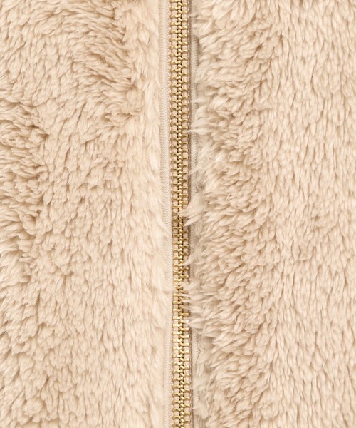 GLOBAL WORK Smile Seed Store(グローバルワーク スマイルシードストア)の「ファーボアコート/968944(その他アウター・レディース・ブラック/チャコール/ベージュ・X-LARGE/LARGE/MEDIUM/SMALL)」の9枚目の写真