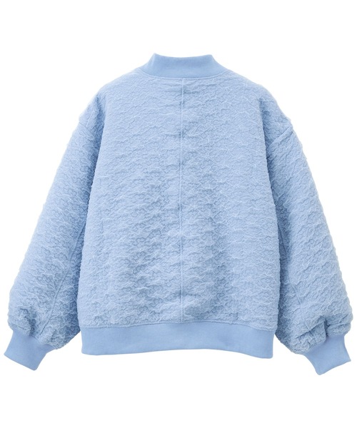 RANAN（ラナン）の「ぽこぽこボリュームスリーブブルゾン（ブルゾン・レディース・ブルー/アイボリー・LL/L/M）」の5枚目の写真