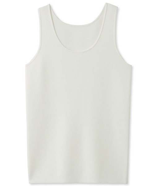 emmi（エミ）の「【emmi atelier】ニットタンクトップ（タンクトップ・レディース・ピンク/ホワイト/グレー・FREE）」の9枚目の写真