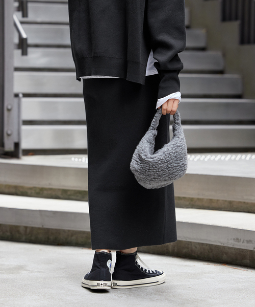 FRAMeWORK（フレームワーク）の「≪追加≫ダブルジャガードストレートスカート（スカート・レディース・ブラック/ホワイト/イエロー・36/40/38）」の10枚目の写真