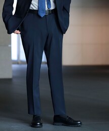 B:MING by BEAMS | B:MING by BEAMS / NOMAD BIZ DotAir(R) ソリッド ノープリーツ スラックス 24SS (セットアップ対応)(スーツパンツ)