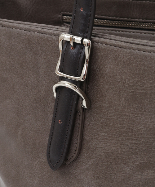 MEN'S MELROSE（メンズメルローズ）の「【PRO-SPERITY/プロスペリティ】トートバッグ（トートバッグ・メンズ・モカ/キャメル/ブラック・9）」の7枚目の写真