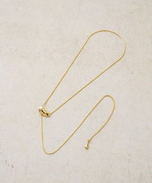 ビーンスライドスネイクチェーンネックレス