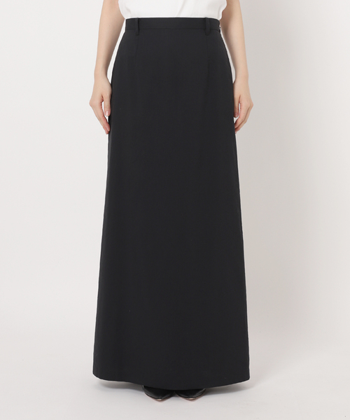 Noble（ノーブル）の「コットンリネンAラインマキシスカート（スカート・レディース・ブラック/ベージュ・36/38/40）」の22枚目の写真