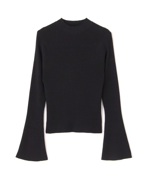 FREE'S MART（フリーズマート）の「◆［洗える］マシンウォッシャブルボトルネックリブニット（ニット/セーター・レディース・ブラック/ホワイト/ホワイト系その他/オレンジ・FREE）」の8枚目の写真