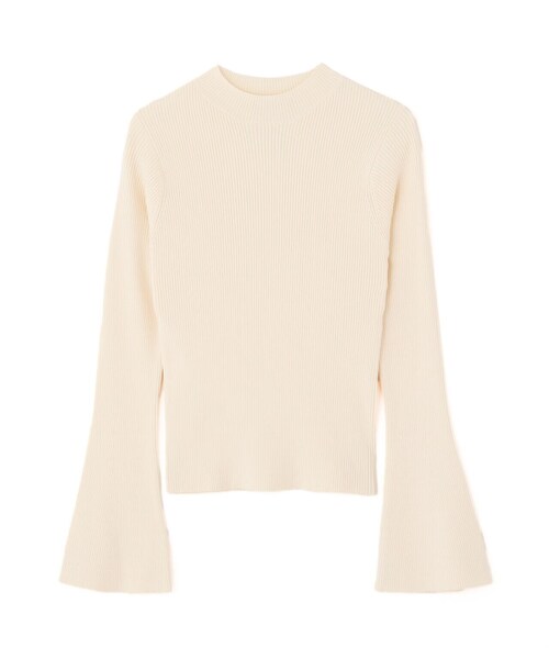 FREE'S MART（フリーズマート）の「◆［洗える］マシンウォッシャブルボトルネックリブニット（ニット/セーター・レディース・ブラック/ホワイト/ホワイト系その他/オレンジ・FREE）」の14枚目の写真