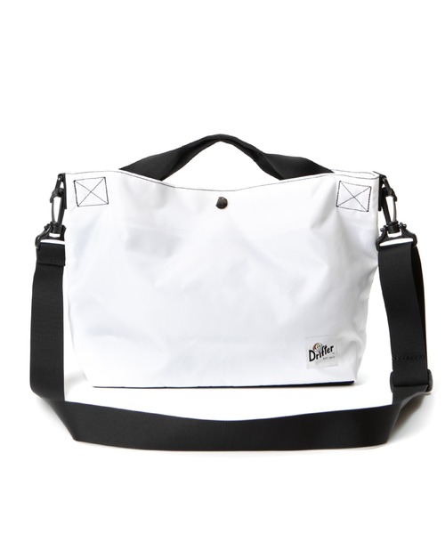 Drifter（ドリフター）の「CARRY ALL BAG／キャリーオールバッグ（ショルダーバッグ・レディース・ホワイト×ブラック/ブラック×ブラック/スカイブルー系/レオパード/ブラック系その他/ゼブラ/ブラウン/グリーン系カモフラージュ/ドット・FREE）」の17枚目の写真