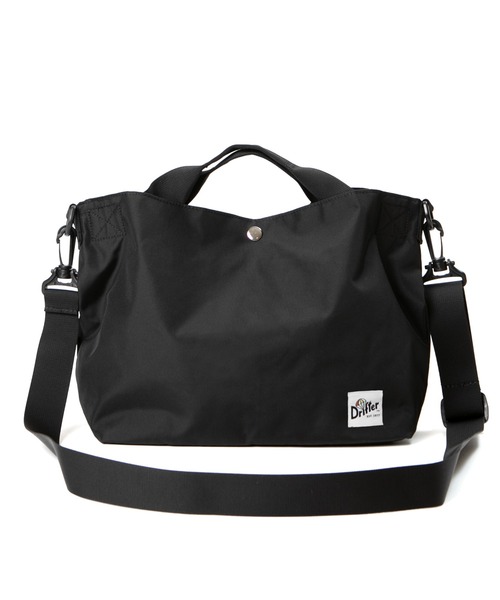 Drifter（ドリフター）の「CARRY ALL BAG／キャリーオールバッグ（ショルダーバッグ・レディース・ホワイト×ブラック/ブラック×ブラック/スカイブルー系/レオパード/ブラック系その他/ゼブラ/ブラウン/グリーン系カモフラージュ/ドット・FREE）」の19枚目の写真