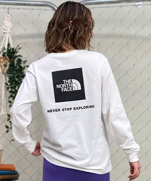THE NORTH FACE/ザ・ノース・フェイス L/S BACK SQUARE LOGO TEE ロンT ロゴ NTW32442（Tシャツ/カットソー）｜THE NORTH FACE（ザノースフェイス）