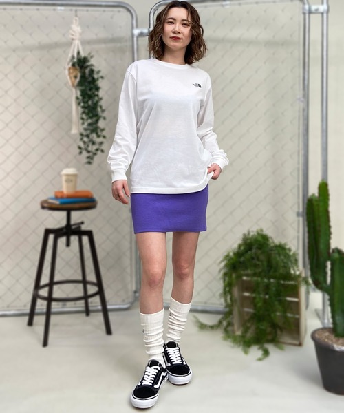 THE NORTH FACE/ザ・ノース・フェイス L/S BACK SQUARE LOGO TEE ロンT ロゴ NTW32442（Tシャツ/カットソー）｜THE NORTH FACE（ザノースフェイス）