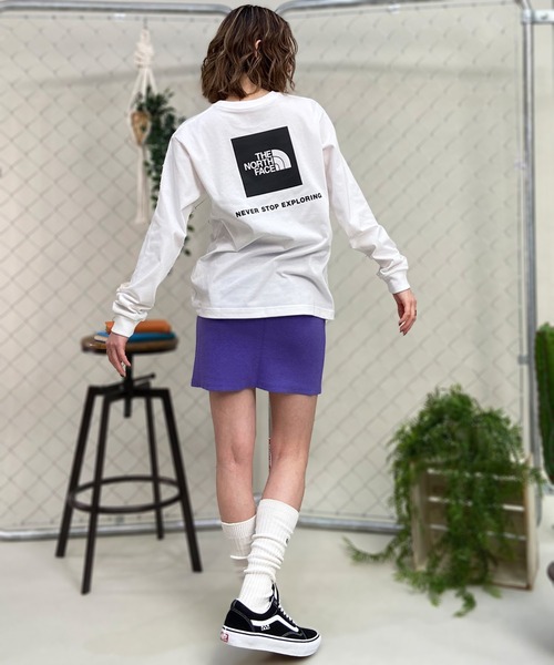 THE NORTH FACE/ザ・ノース・フェイス L/S BACK SQUARE LOGO TEE ロンT ロゴ NTW32442（Tシャツ/カットソー）｜THE NORTH FACE（ザノースフェイス）