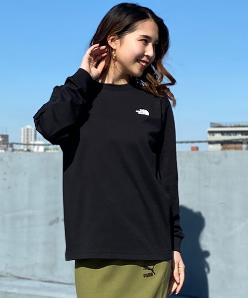 THE NORTH FACE/ザ・ノース・フェイス L/S BACK SQUARE LOGO TEE ロンT ロゴ NTW32442（Tシャツ/カットソー）｜THE NORTH FACE（ザノースフェイス）