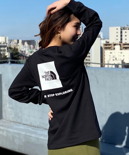 THE NORTH FACE/ザ・ノース・フェイス L/S BACK SQUARE LOGO TEE ロンT ロゴ NTW32442（Tシャツ/カットソー）｜THE NORTH FACE（ザノースフェイス）