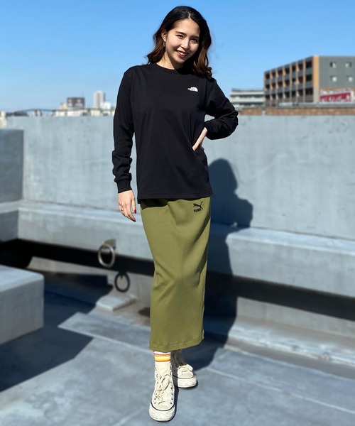 THE NORTH FACE/ザ・ノース・フェイス L/S BACK SQUARE LOGO TEE ロンT ロゴ NTW32442（Tシャツ/カットソー）｜THE NORTH FACE（ザノースフェイス）