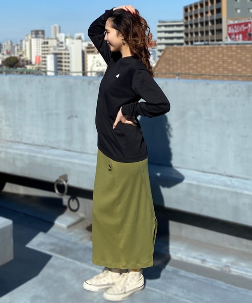 THE NORTH FACE/ザ・ノース・フェイス L/S BACK SQUARE LOGO TEE ロンT ロゴ NTW32442（Tシャツ/カットソー）｜THE NORTH FACE（ザノースフェイス）