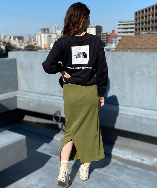 THE NORTH FACE/ザ・ノース・フェイス L/S BACK SQUARE LOGO TEE ロンT ロゴ NTW32442（Tシャツ/カットソー）｜THE NORTH FACE（ザノースフェイス）
