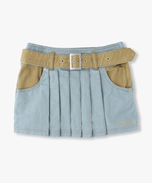 ANNA SUI NYC（アナ スイ エヌ ワイ シー）の「ANNA SUI NYC ツートーンツイルスカート（スカート・レディース・ブルー/ブラック/パープル・S/M）」の14枚目の写真