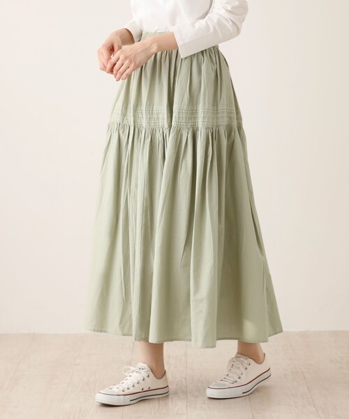 【セール】コットンギャザースカート（スカート）｜Afternoon Tea（アフタヌーンティー）