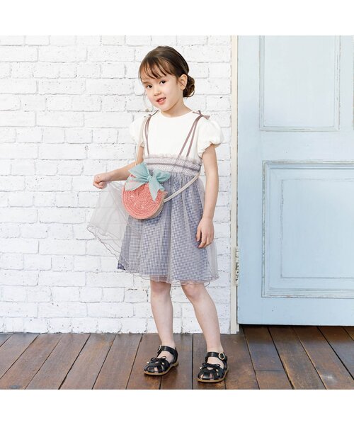 Seraph（セラフ）の「フルーツモチーフポシェット（ショルダーバッグ・キッズ・エメラルド/ピンク/オレンジ・FREE）」の5枚目の写真