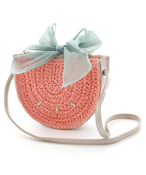 Seraph（セラフ）の「フルーツモチーフポシェット（ショルダーバッグ・キッズ・エメラルド/ピンク/オレンジ・FREE）」の7枚目の写真