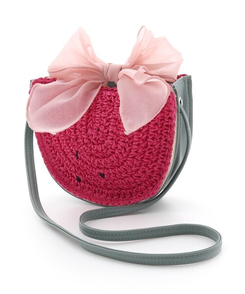 Seraph（セラフ）の「フルーツモチーフポシェット（ショルダーバッグ・キッズ・エメラルド/ピンク/オレンジ・FREE）」の9枚目の写真