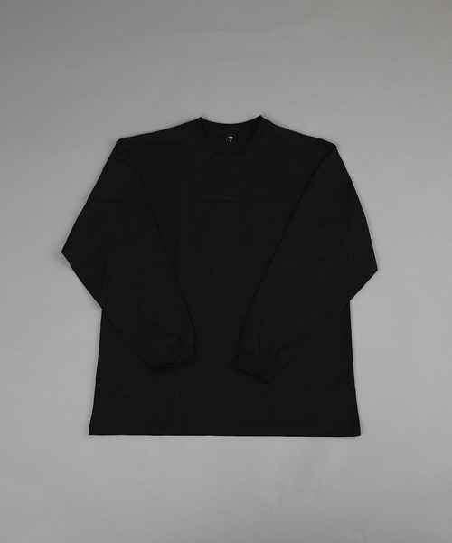 VIBGYOR(ヴィブジョー)の「ヘヴィウェイト天竺 ドルマンスリーブ 光沢プリント 長袖 クルーネック(Tシャツ/カットソー・メンズ・ホワイト/ベージュ/ブラック・MEDIUM/LARGE)」の2枚目の写真
