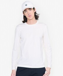 AIGLE（エーグル）の「UVカット 吸水速乾 プライムフレックス ワンポイントロゴ 長袖Tシャツ（Tシャツ/カットソー）」