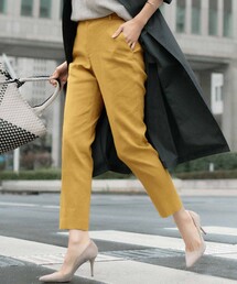 23区 S（ニジュウサンクチイサイサイズ）の「【洗える】リネンレーヨンストレッチ テーパードパンツ（その他パンツ）」
