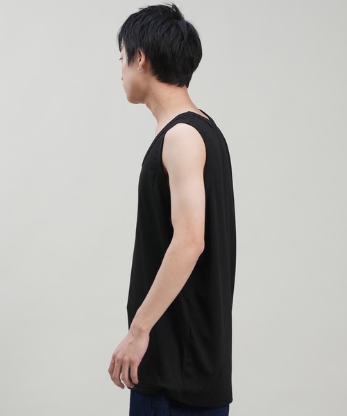 ムラサキスポーツ（ムラサキスポーツ）の「【ムラサキスポーツ限定】DEAR LAUREL/ディアローレル ワイドリブタンクトップ  Wide Rib Tank Top D24S2321（タンクトップ・メンズ・ホワイト/ブラック・L/M）」の14枚目の写真