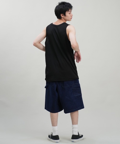 ムラサキスポーツ（ムラサキスポーツ）の「【ムラサキスポーツ限定】DEAR LAUREL/ディアローレル ワイドリブタンクトップ  Wide Rib Tank Top D24S2321（タンクトップ・メンズ・ホワイト/ブラック・L/M）」の19枚目の写真
