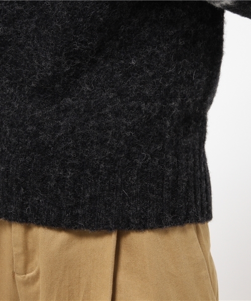 SHIPS for women（シップスフォーウィメン）の「【LEE 12月号掲載】 HARLEY（ハーレー）:シェットランド クルーネック（ニット/セーター・レディース・ダークグレー/ベージュ・ONE SIZE）」の9枚目の写真