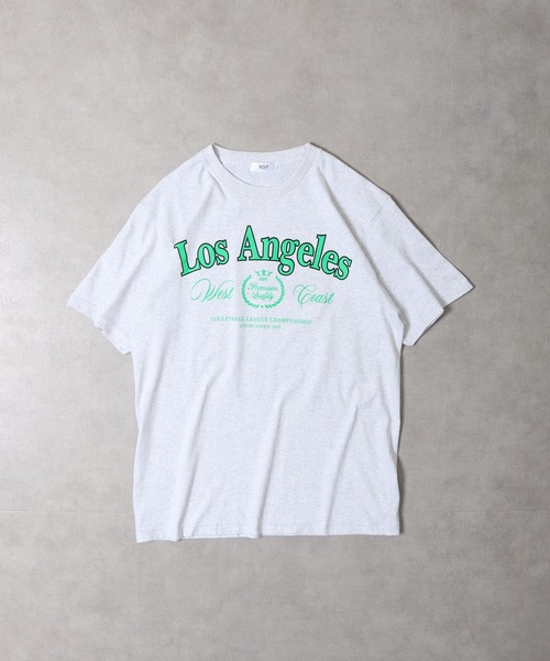 RGY（アールジーワイ）の「RGY LOS ANGELES プリントTシャツ（Tシャツ/カットソー・メンズ・オートミール/ネイビー/ホワイト・M/L）」の10枚目の写真